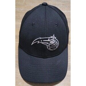 Orlando Magic Basketball NBA Cap Hat Black & White New Era 39Thirty Sz S/M Flex